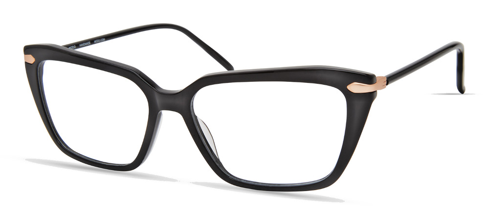MODO WHITNEY BLACK ROSE EYEGLASSES 54-15-143 HANDMADE IN BROOKLYN AUTHENTIC